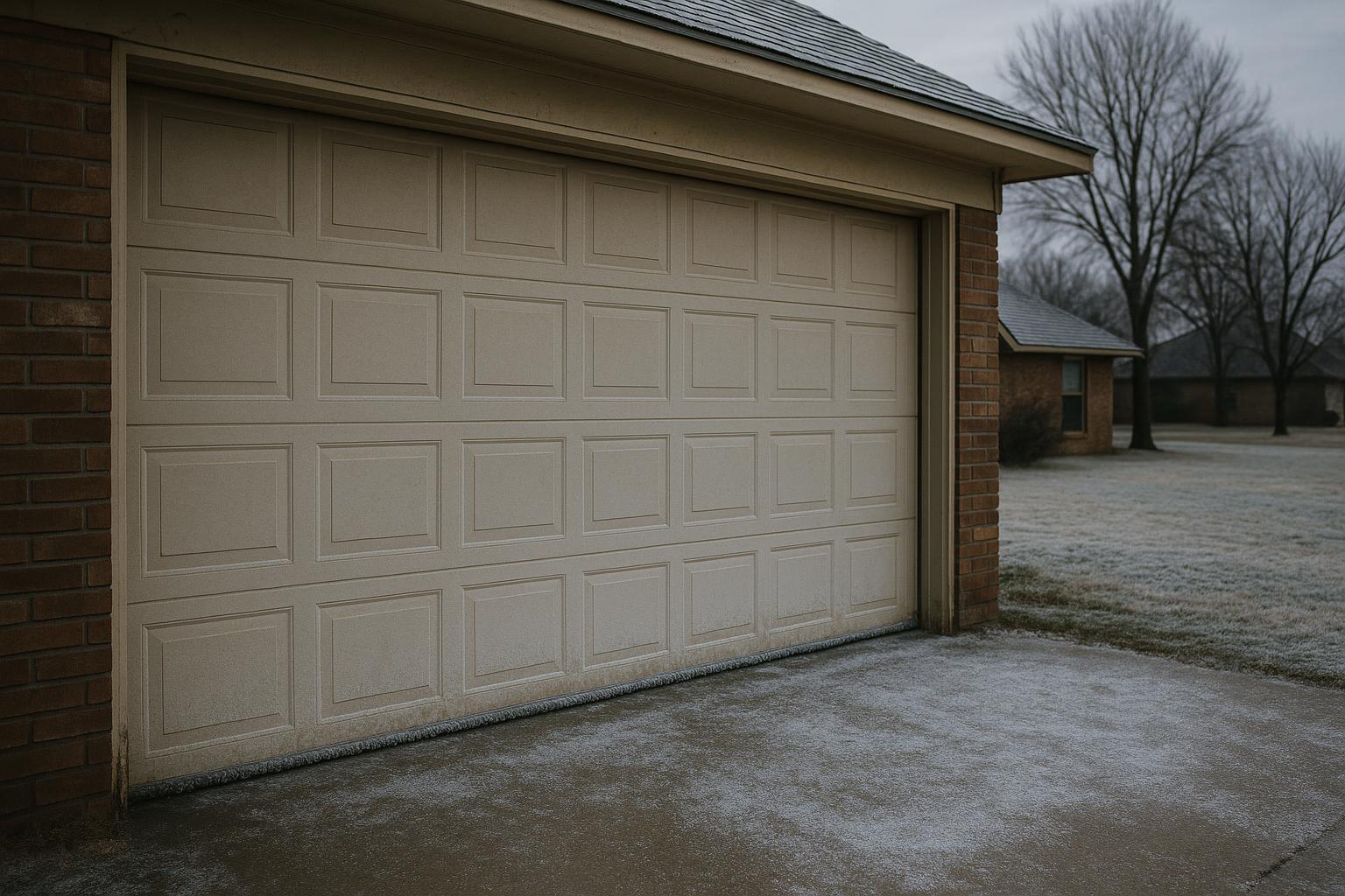 What to Do When Your Garage Door Won't Open in Winter
